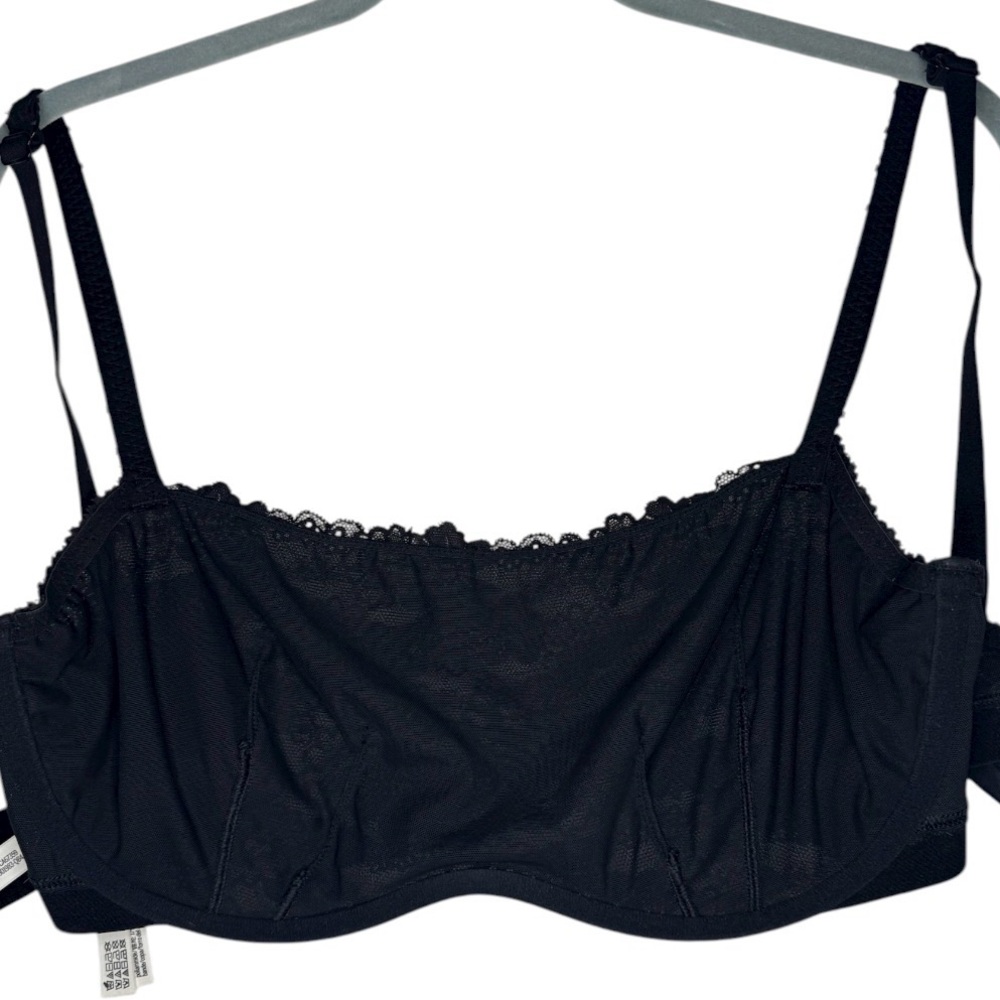 PINK Victoria’s Secret Wink Unlined Lace Scoop Bra | Size XL - Picture 6 of 11